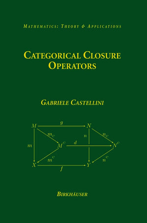 Categorical Closure Operators,Used