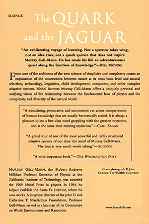 The Quark And The Jaguar: Adventures In The Simple And The Complex,Used