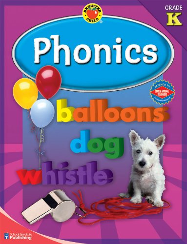 Phonics, Grade K (Brighter Child Workbooks),Used