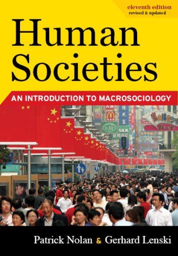 Human Societies: An Introduction to Macrosociology,Used