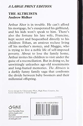 The Altruists (Thorndike Press Large Print Core),Used