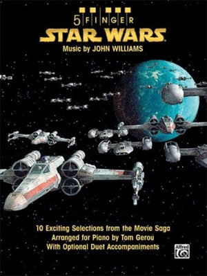 Star Wars: 10 Exciting Selections from the Movie Saga Arranged for Piano with Optional Duet Accompaniments (5 Finger),Used