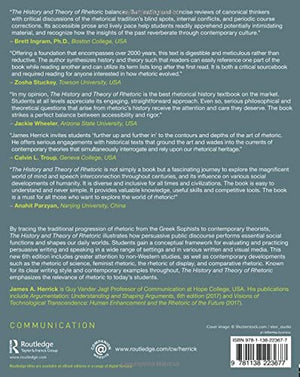 The History and Theory of Rhetoric: An Introduction,Used