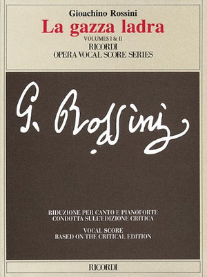La Gazza Ladra: Vocal Score,New