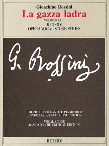 La Gazza Ladra: Vocal Score,New