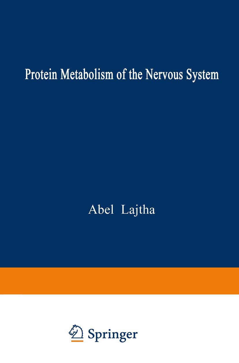 Protein Metabolism Of The Nervous System,Used