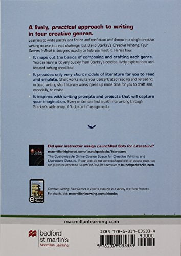 Creative Writing: Four Genres In Brief