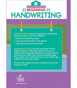 Skills for School Beginning Handwriting, Grades K  1,Used