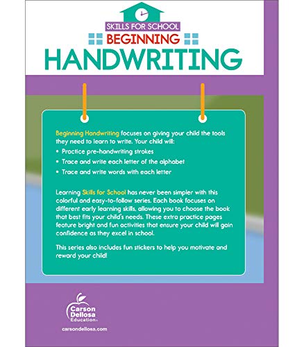 Skills for School Beginning Handwriting, Grades K  1,Used