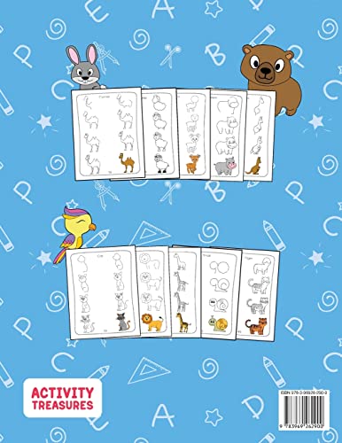 How To Draw Animals For Kids: A StepByStep Drawing Book. Learn How To Draw 50 Animals Such As Dogs, Cats, Elephants And Many M,Used