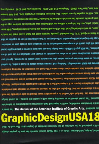 Graphic Design Usa 18: The Annual Of The American Institute Of Graphic Arts