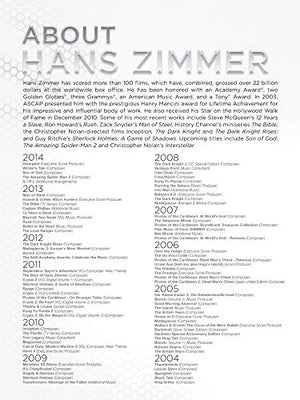 Hans Zimmer Collection: Piano Solo & Piano/Vocal,New