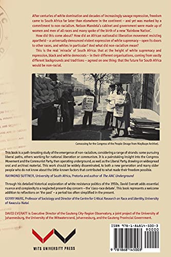 The Origins Of Nonracialism: White Opposition To Apartheid In The 1950S-new