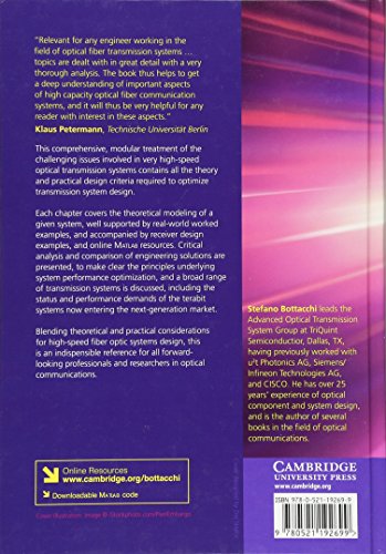 Theory and Design of Terabit Optical Fiber Transmission Systems,Used
