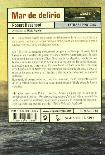 Mar de delirio/ Sea of Insanity (Otras lenguas/ Other Languages) (Spanish Edition),Used