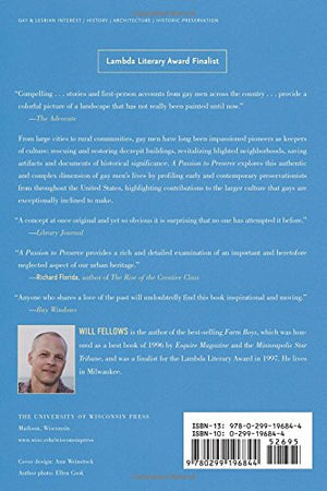 A Passion To Preserve: Gay Men As Keepers Of Culture-new