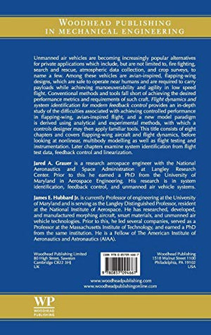 Flight Dynamics and System Identification for Modern Feedback Control: AvianInspired Robots (Woodhead Publishing in Mechanical ,Used