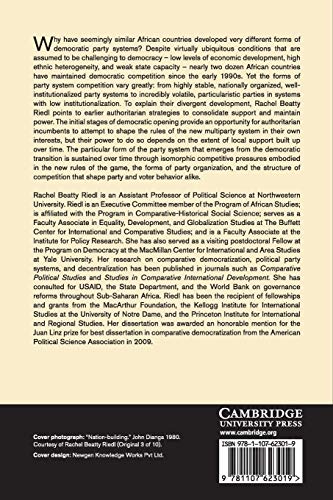 Authoritarian Origins of Democratic Party Systems in Africa,Used