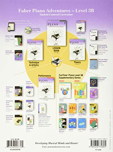 Piano Adventures  Technique & Artistry Book  Level 3B,New