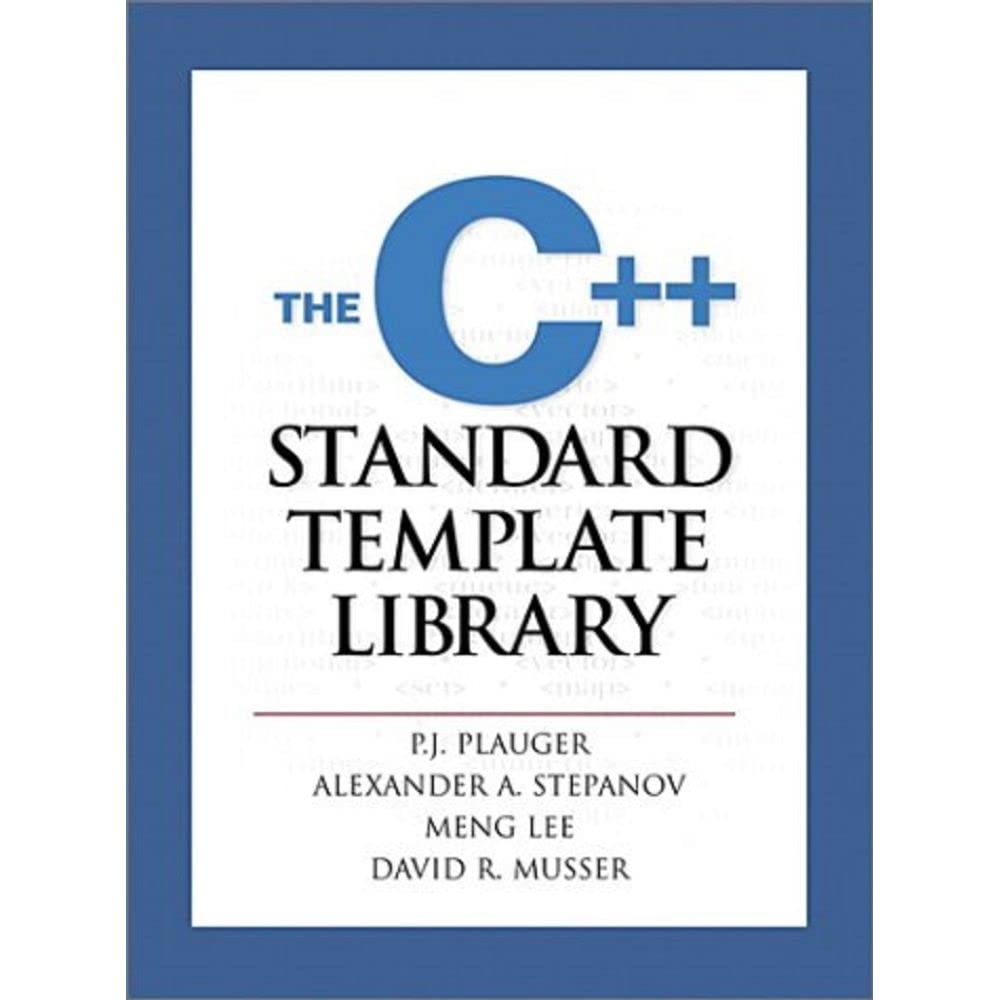 C++ Standard Template Library, The