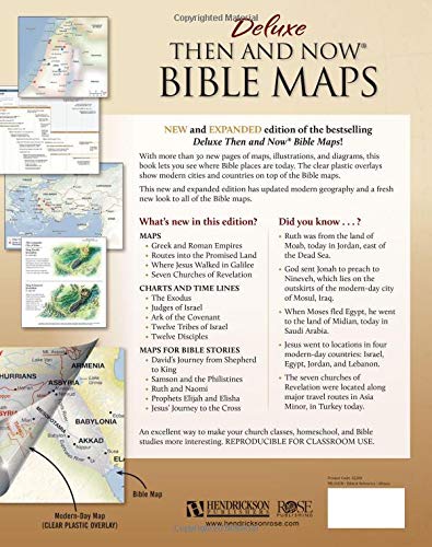 Deluxe Then And Now Bible Maps  New And Expanded Edition