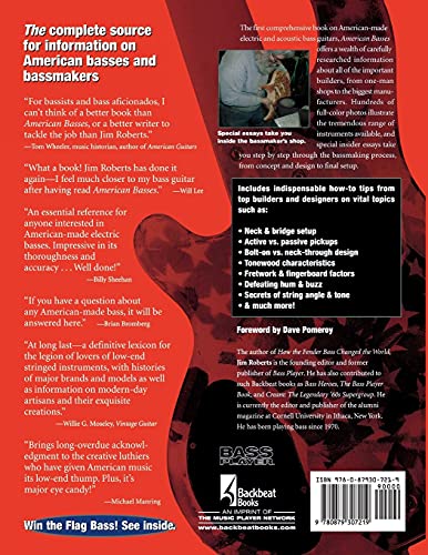American Basses: An Illustrated History and Player's Guide to the Bass Guitar,Used
