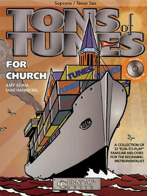 Tons of Tunes for Church: Bb Soprano/Bb Tenor Saxophone  Grade 0.5 to 1,Used