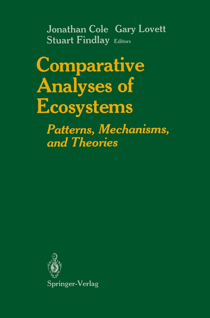 Comparative Analyses of Ecosystems: Patterns, Mechanisms, and Theories (Applications),Used
