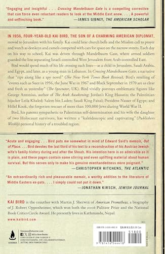 Crossing Mandelbaum Gate: Coming of Age Between the Arabs and Israelis, 19561978,Used