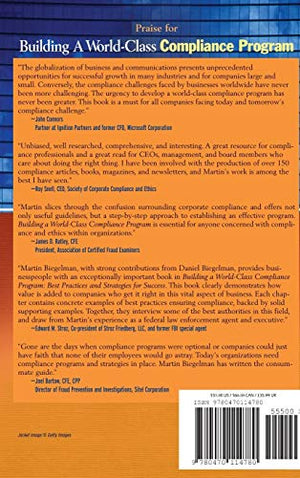 Building a WorldClass Compliance Program: Best Practices and Strategies for Success,New