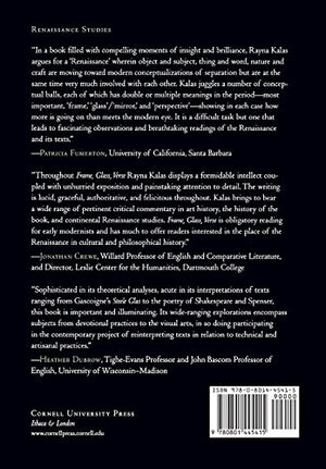Frame, Glass, Verse: The Technology of Poetic Invention in the English Renaissance,Used