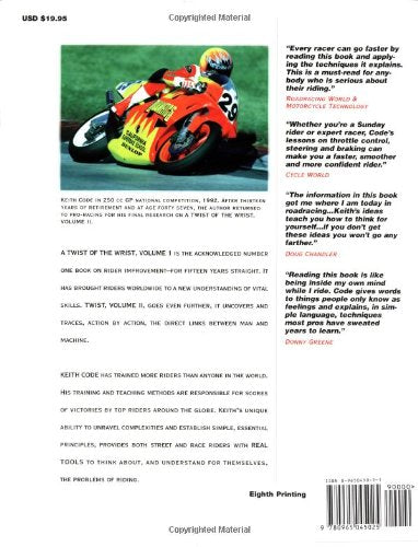 A Twist of the Wrist Vol. 2: The Basics of HighPerformance Motorcycle Riding,New