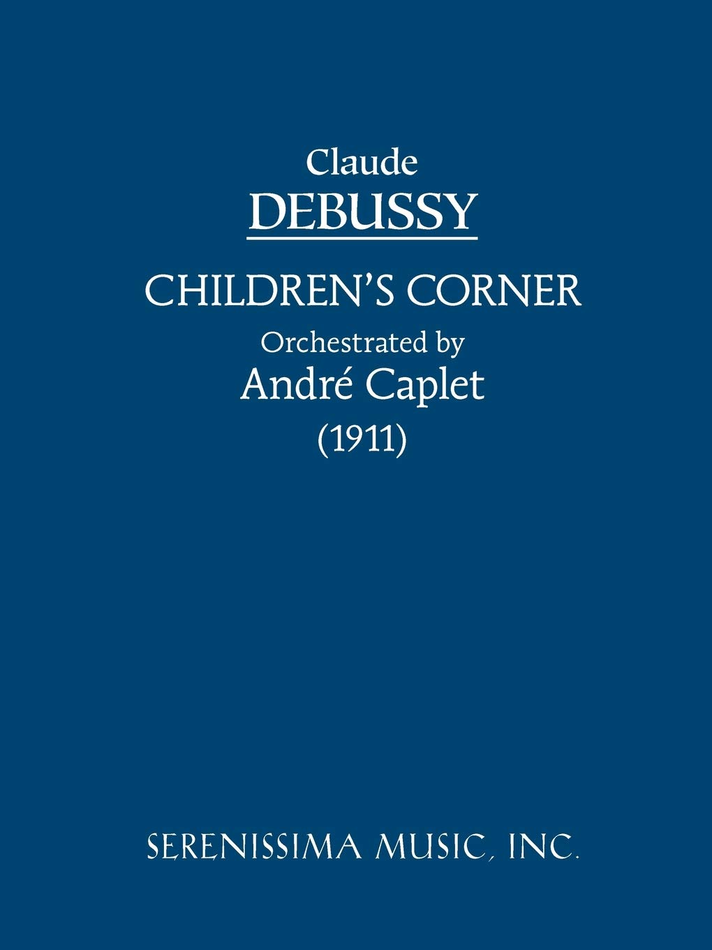 Children's Corner: Study score,Used