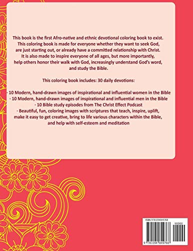 The Christ Effect Presents: The First AfroNative and Ethnic Devotional Coloring Book For All Ages: Illustrated by Kayshia Haugh,Used