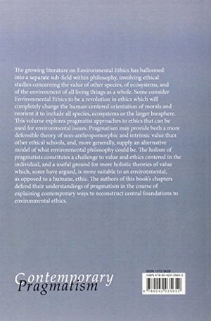 Pragmatism and Environmentalism (Contemporary Pragmatism),Used