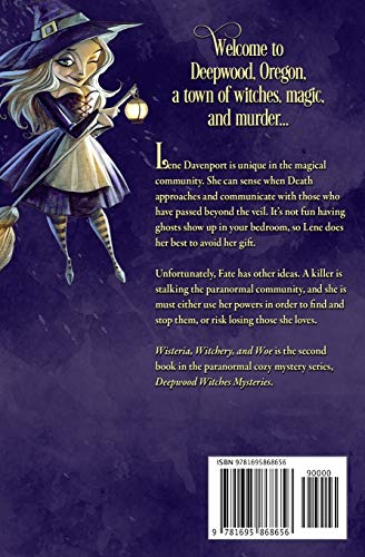 Wisteria, Witchery, and Woe: A Witchy Paranormal Cozy Mystery (Deepwood Witches Mysteries),Used