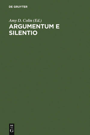 Argumentum E Silentio (German Edition)