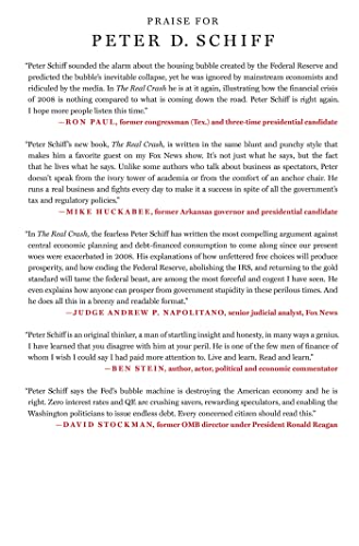 The Real Crash: America's Coming Bankruptcy  How to Save Yourself and Your Country,Used