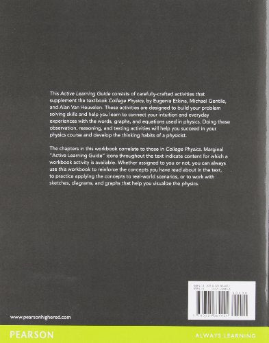 Active Learning Guide for College Physics,Used