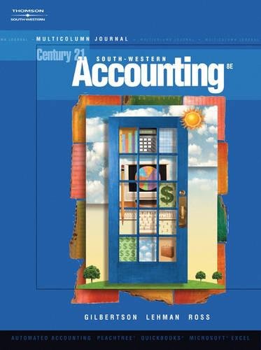 Century 21 Accounting: Multicolumn Journal (with CDROM),Used