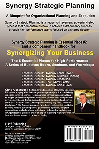 Synergy Strategic Planning,Used