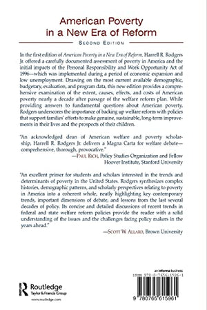 American Poverty in a New Era of Reform,Used