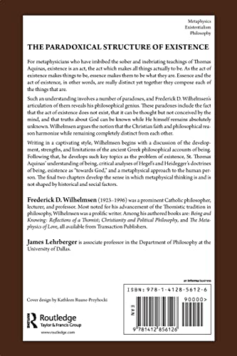 The Paradoxical Structure of Existence (The Library of Conservative Thought),Used
