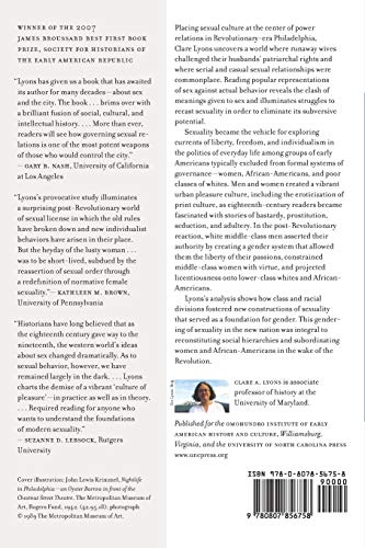 Sex among the Rabble: An Intimate History of Gender and Power in the Age of Revolution, Philadelphia, 17301830 (Published by th,Used