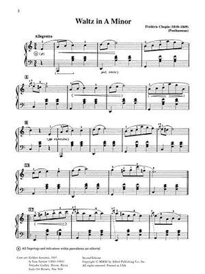 Waltz In A Minor: Posthumous For The Piano, Sheet (Alfred Masterwork Edition)-used