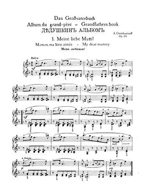 Grandfather's Book, Op. 119 (Kalmus Edition),Used