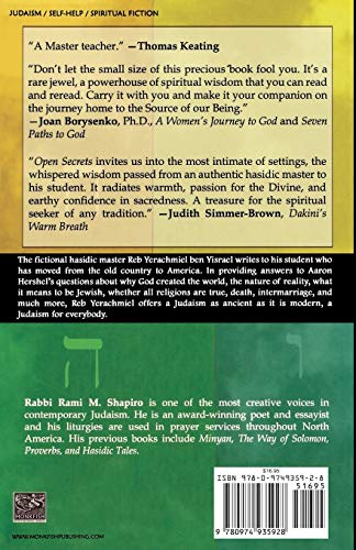 Open Secrets: The Letters of Reb Yerachmiel ben Yisrael,Used