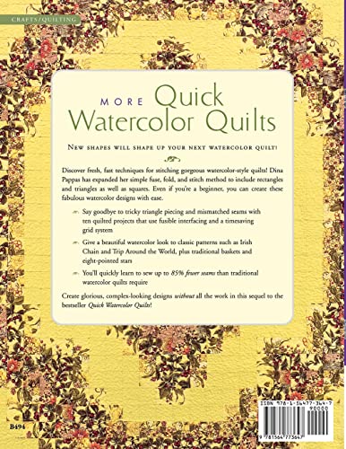More Quick Watercolor Quilts,Used