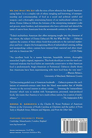 We Are What We Eat: Ethnic Food And The Making Of Americans,New