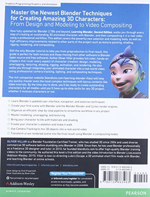 Learning Blender: A HandsOn Guide to Creating 3D Animated Characters,Used
